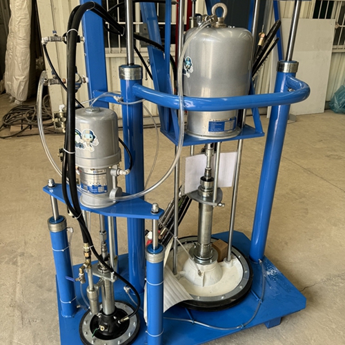 Máquina extrusora de selante de silicone de dois componentes