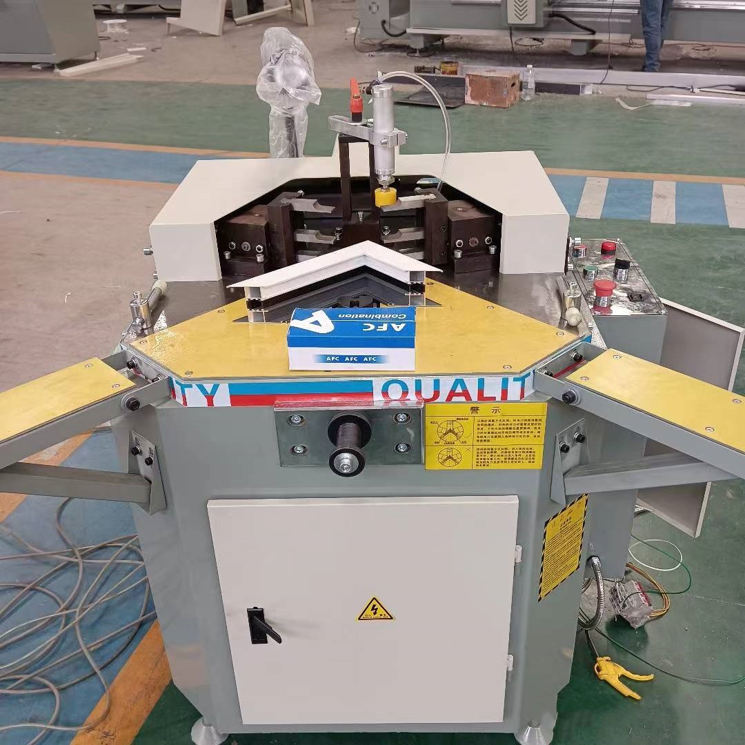 Máquina de crimpagem de canto de cabeça única pesada