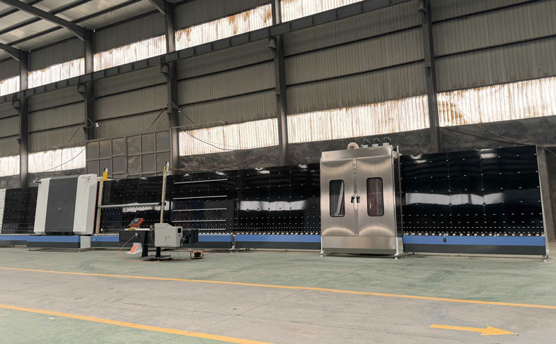 HH 2000 Kaca isolasi Lini Produksi Press Datar
